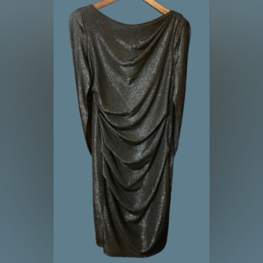NWOT R & H Metallic Bodycon Cocktail Dress